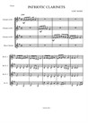 Patriotic Clarinets – Clarinet quartet