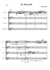Ballade for Sax Quartet