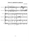 Dialog for Two Clarinets & Brass Quartet