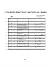 Allegro. Clarinet Duo Concerto. Krommer